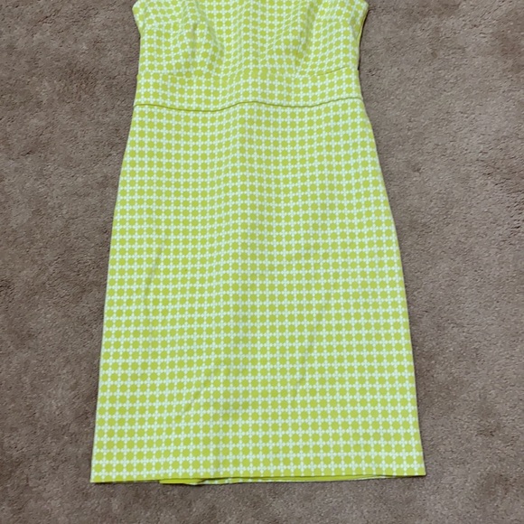 Ann Taylor Lime Green Shift Dress - Picture 6 of 14